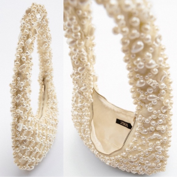 RARE Zara Pearl Shoulder Bag - Picture 17 of 17